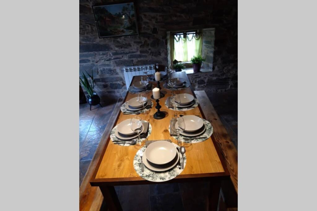 Casa Do Linho 400 Year Old Country Cottage Oleiros  Exterior photo